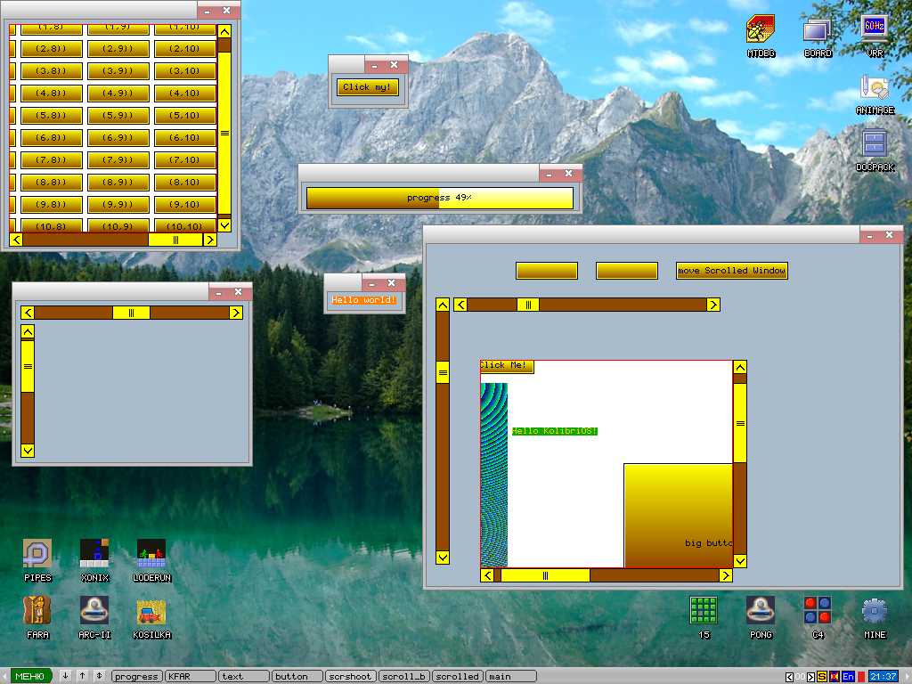 screenshoot of some demos