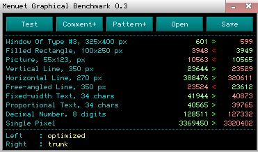 слева - оптимизированная VESA #1708, справа - дремучий транк