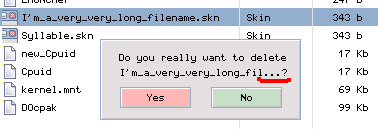 Ограничение на длинну названия