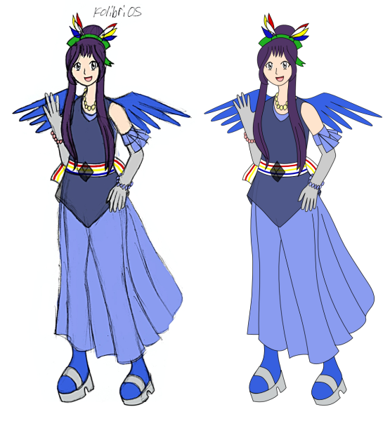 КолибриОС-тян превью