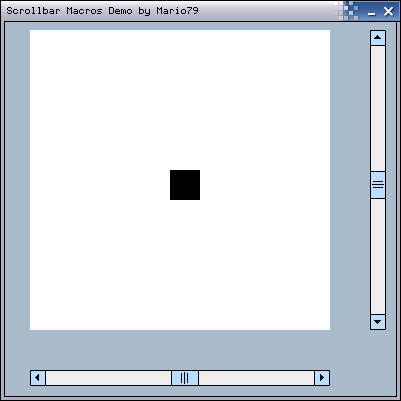 снимок работающей программы