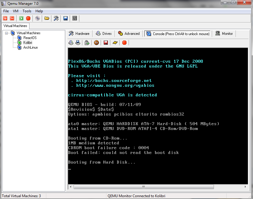 emu manager 7.0 kolibri Kolibri OS 0.7.7.0+ floppy.png